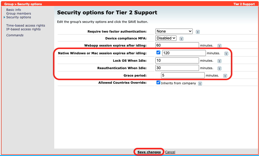 Company Management_Groups_Security Options_Save Changes.png