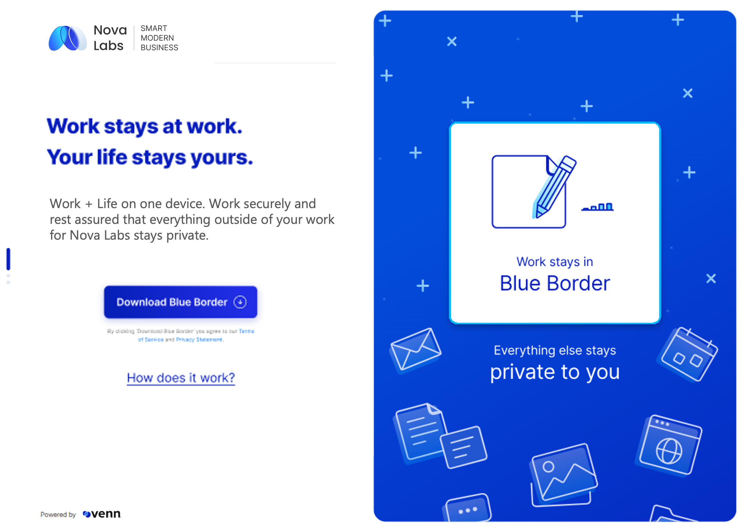 The redesigned web app sign-in page